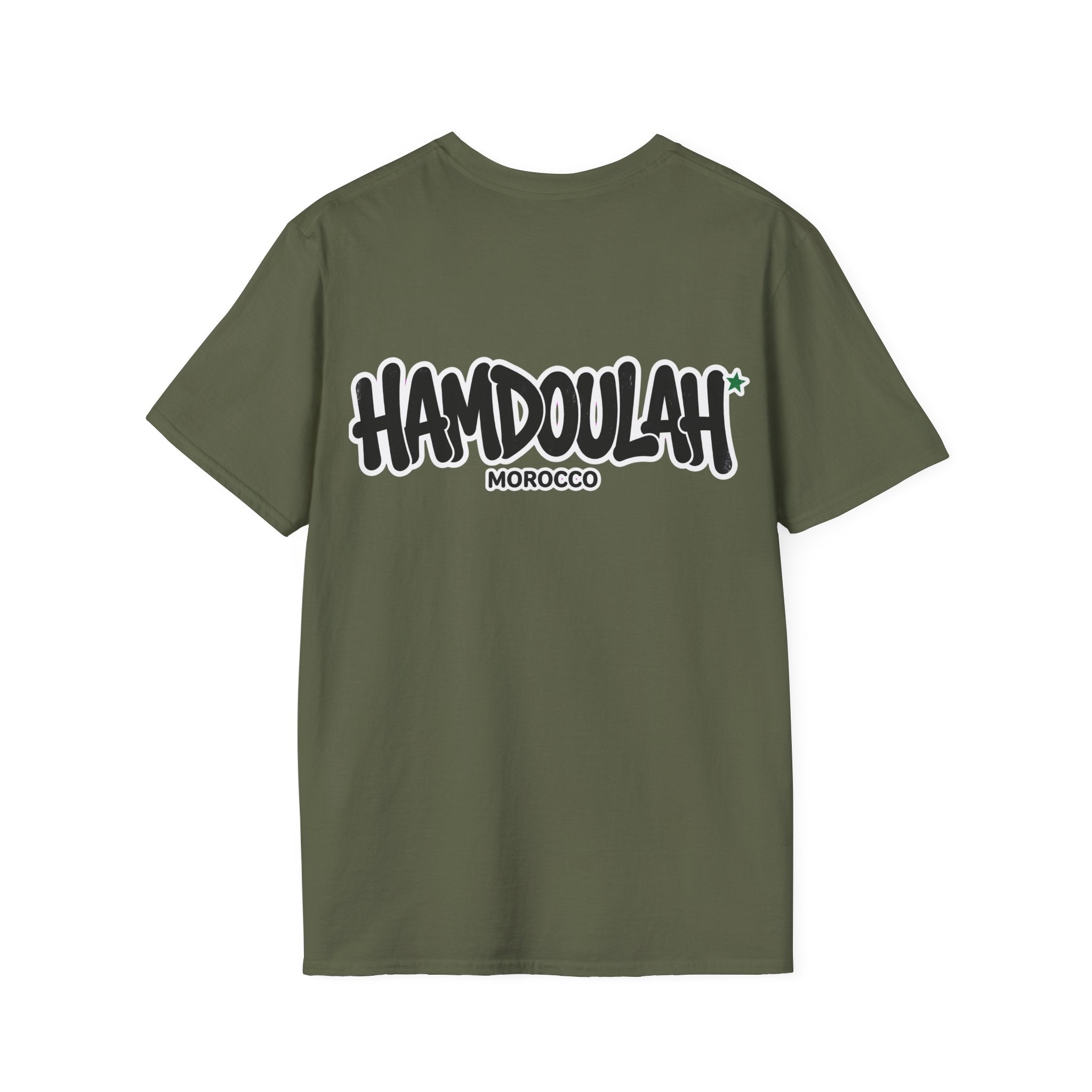 La Bass3lik Graphic T-Shirt — Moroccan Streetwear Chest Logo