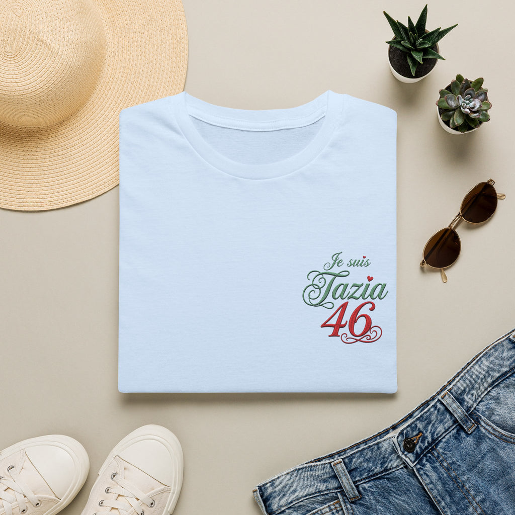 T-Shirt « Je suis Tazia 46 » — Tee Casual Français-Arabe LUMÏA - LUMÏA