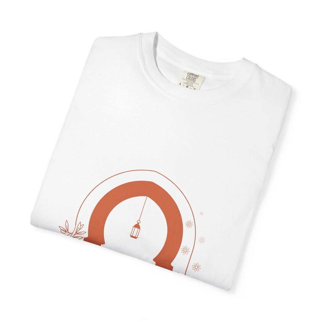 Moroccan Arch Teapot T-Shirt — Minimal Desert Tea Graphic