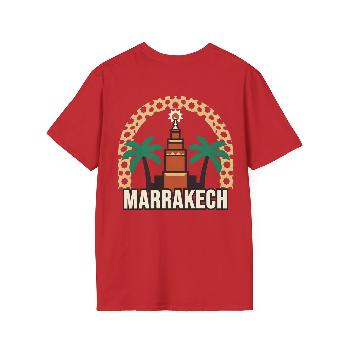 T-shirt Marrakech Palmiers — Souvenir de voyage au Maroc
