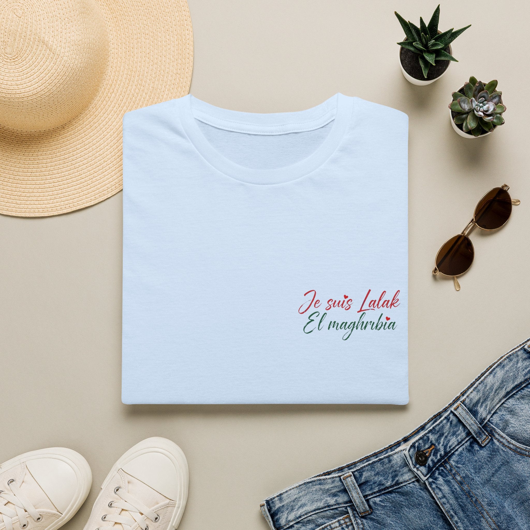 T-Shirt « Je suis Lâlak El Maghribia » — Tee Casual Français-Arabe LUMÏA - LUMÏA