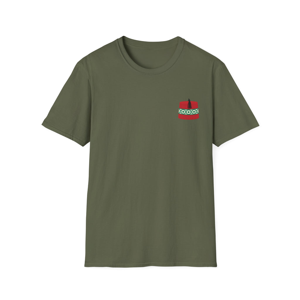 T-shirt Timbre Maroc — Carte du Maroc vintage
