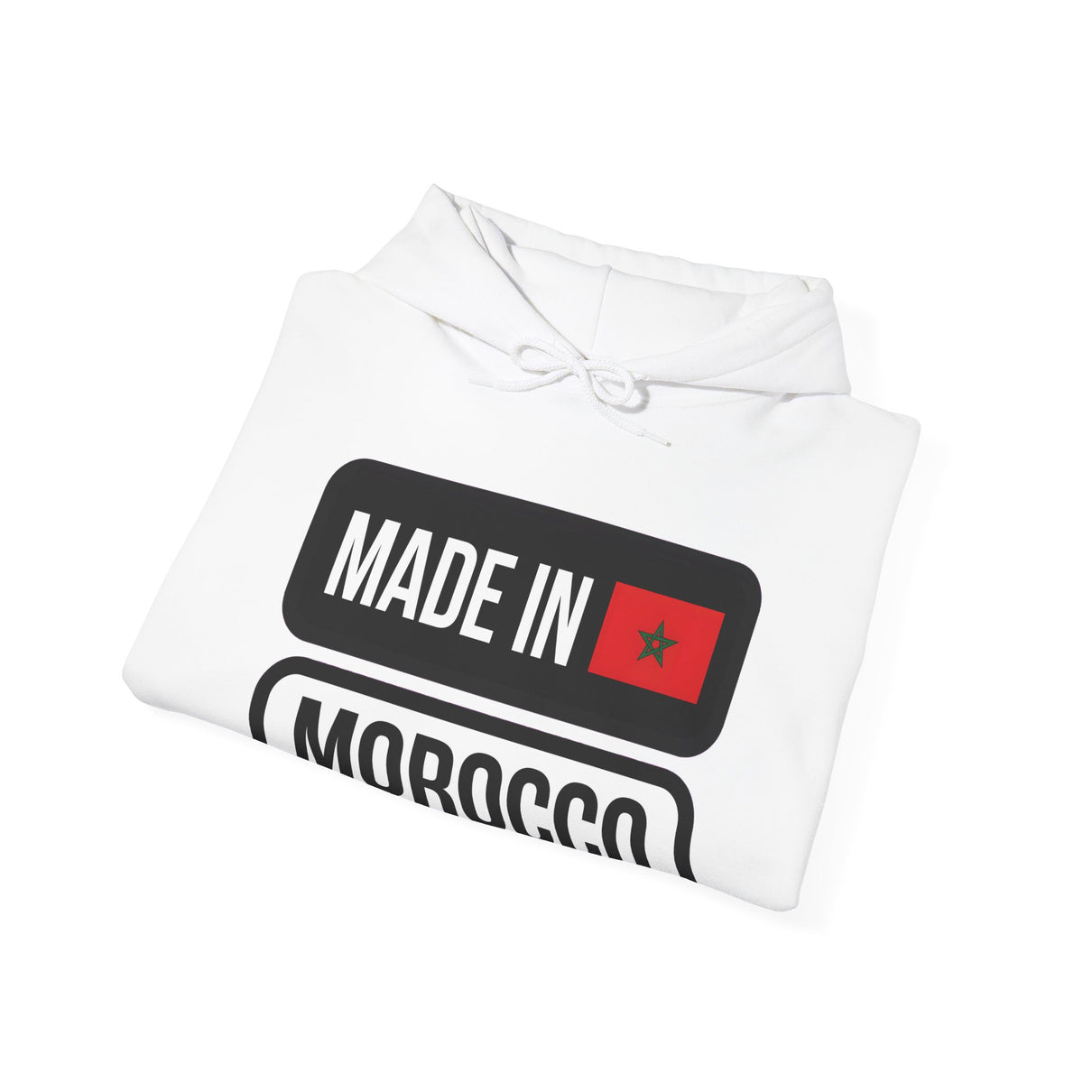 Sweat à capuche fabriqué au Maroc, lion Casa Blanca - LUMÏA