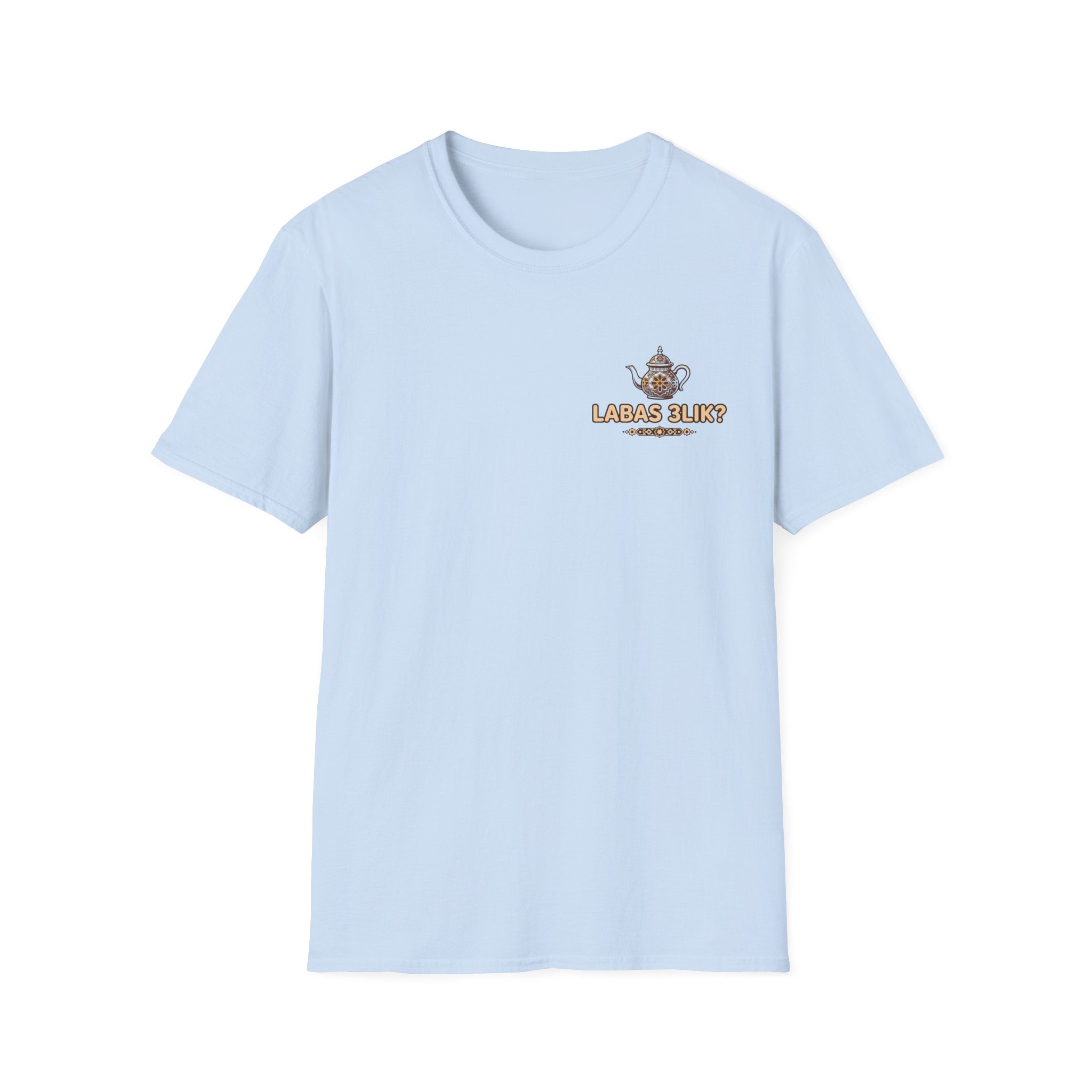 Labas 3lik ? T-Shirt Graphique Théière — Tee Cosy Salutation Lituanienne - LUMÏA