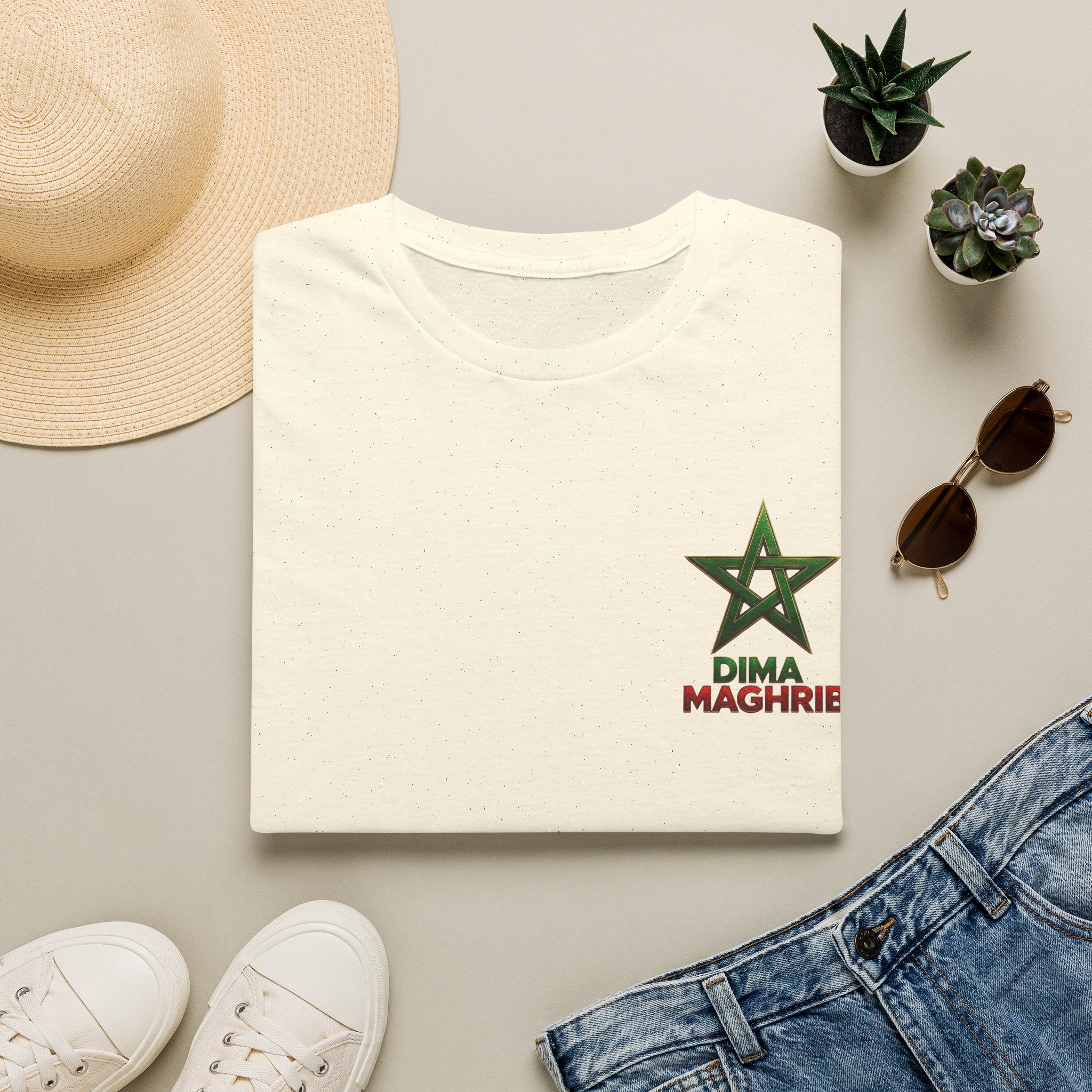 T-Shirt — Dima Maghrib Moroccan Star Logo Tee - LUMÏA