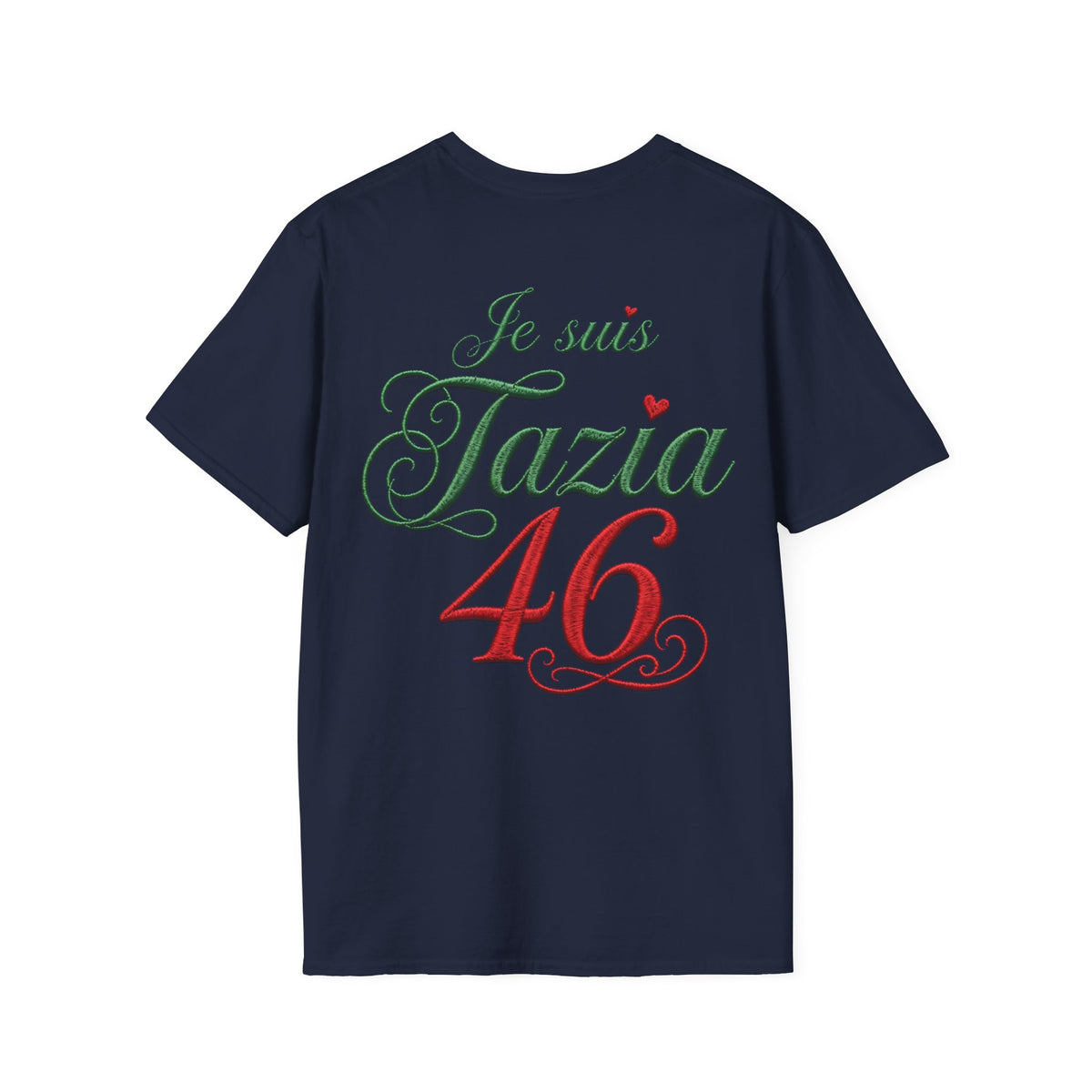 T-Shirt « Je suis Tazia 46 » — Tee Casual Français-Arabe LUMÏA - LUMÏA