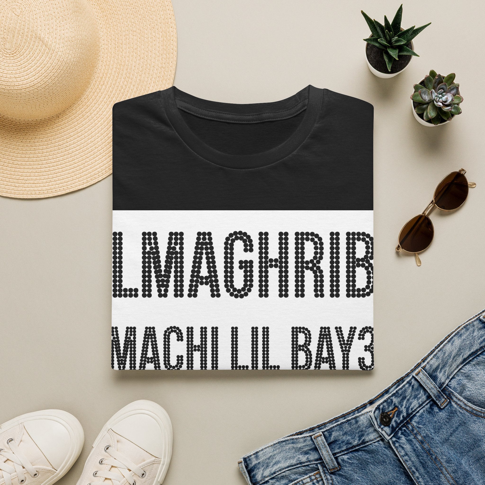 Moroccan Archway T-Shirt — Palm & Mosaic Graphic Tee - LUMÏA