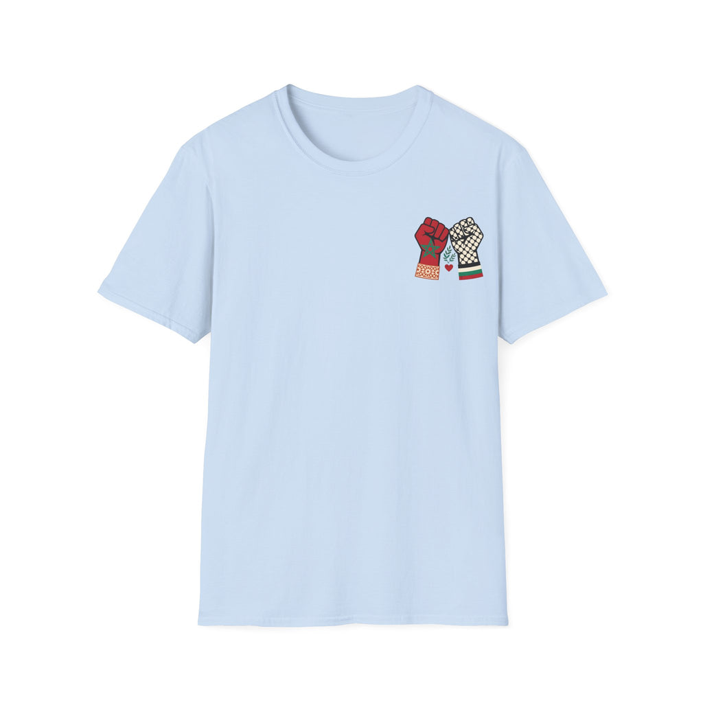 T-shirt Maroc & Palestine – Solidarité - LUMÏA