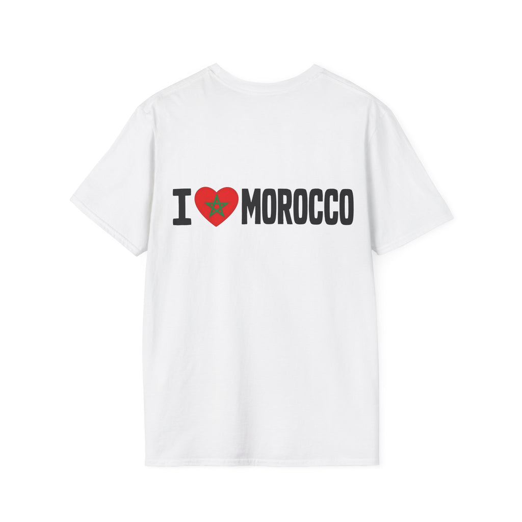 T-Shirt — I  Morocco Minimal Chest Logo Tee