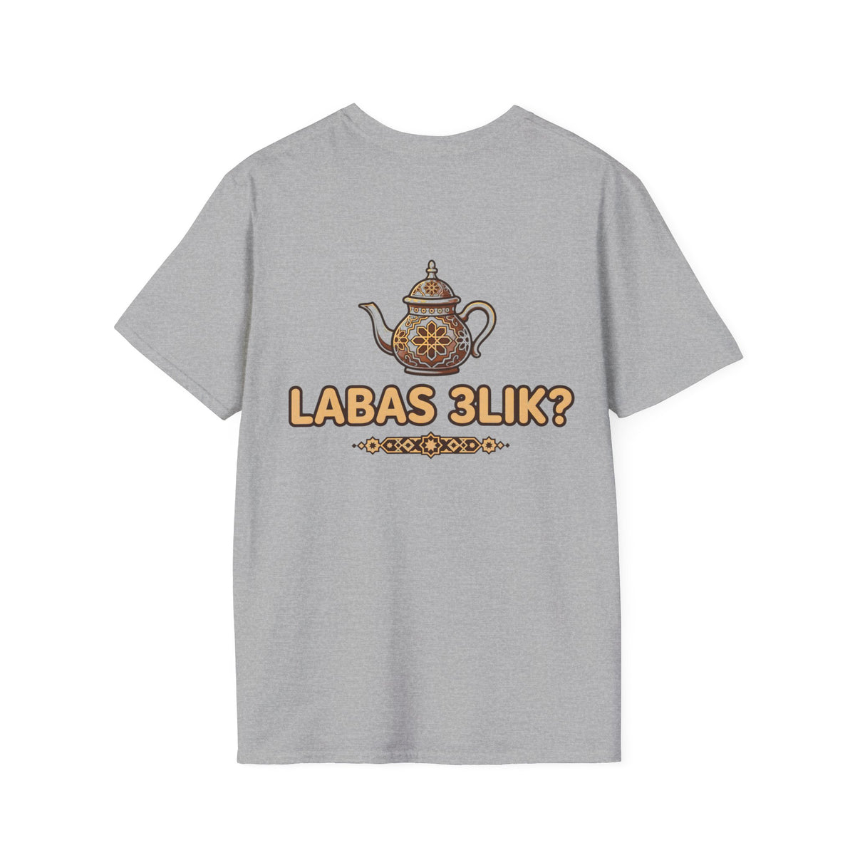 Labas 3lik ? T-Shirt Graphique Théière — Tee Cosy Salutation Lituanienne - LUMÏA