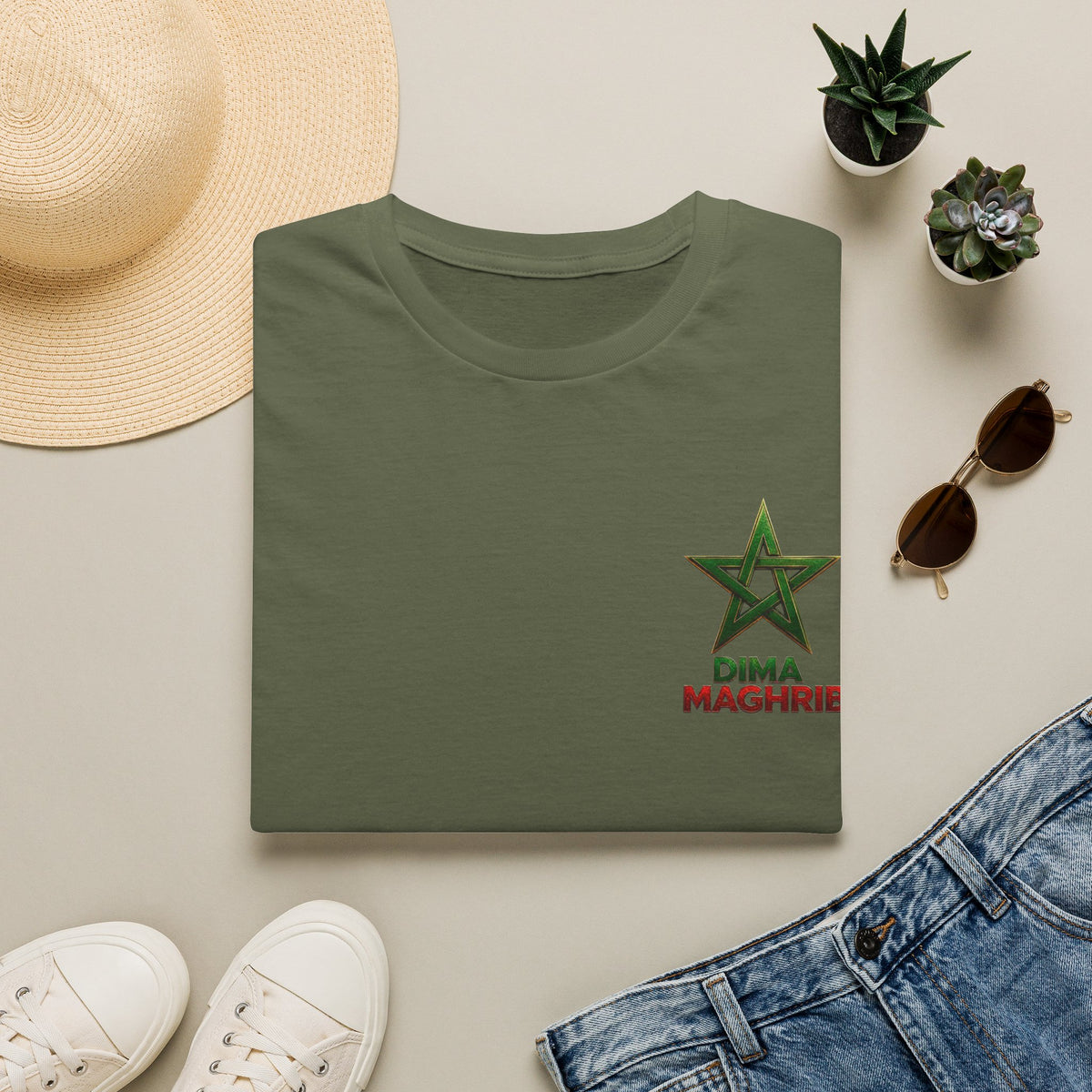 T-Shirt — Dima Maghrib Moroccan Star Logo Tee - LUMÏA