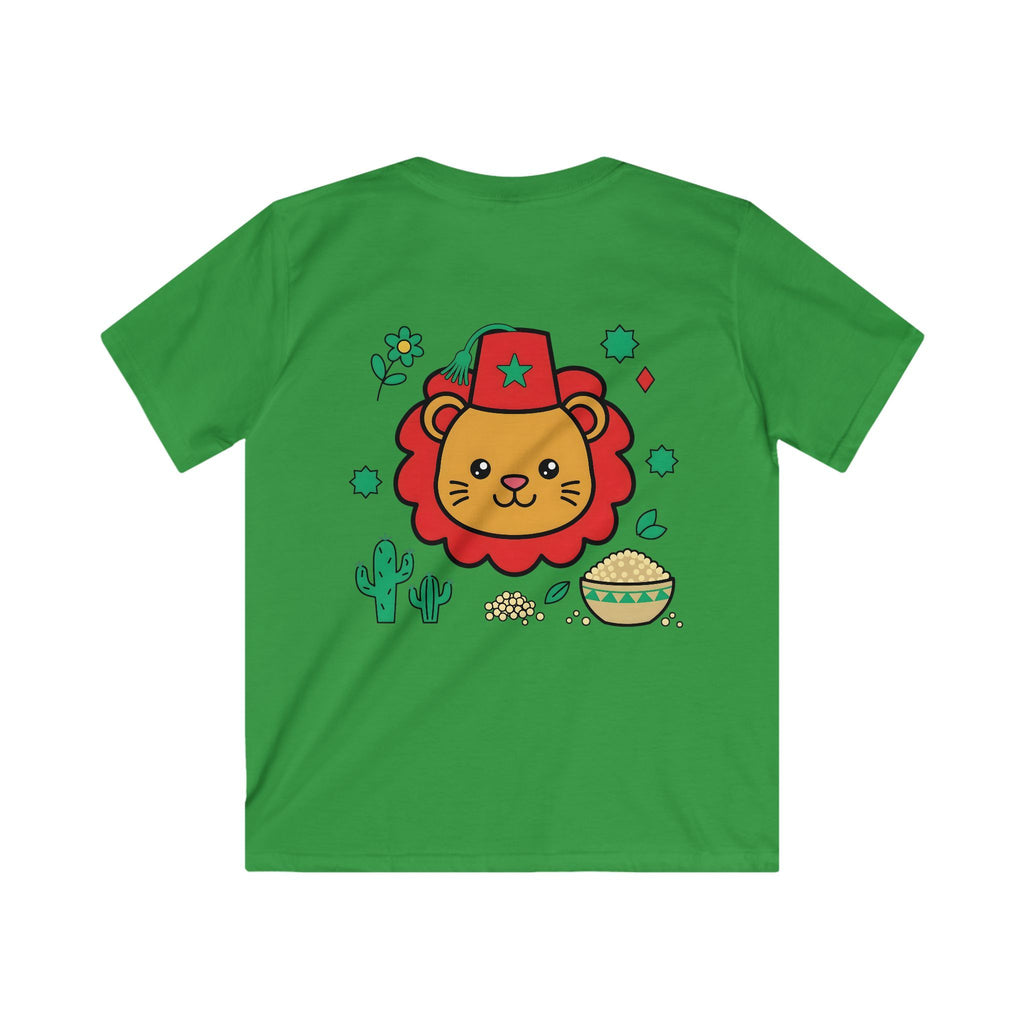 T-shirt enfant — Lion marocain au fez