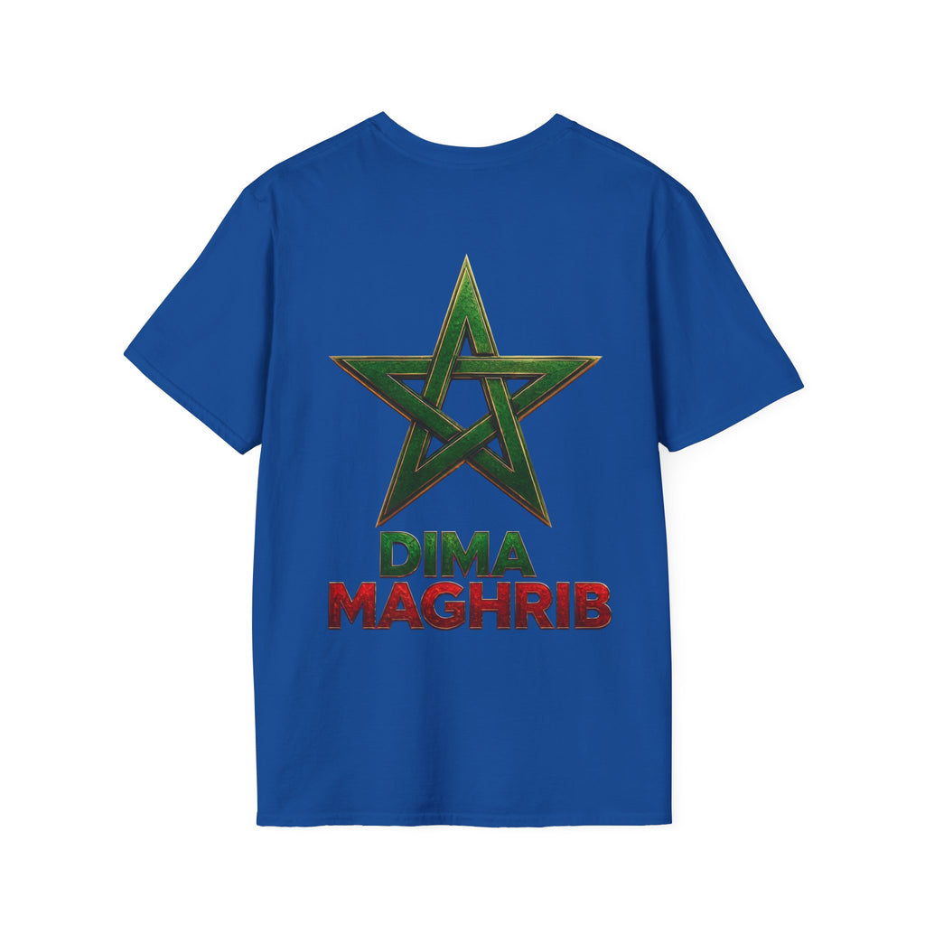 Moroccan Royal Crest Chest Logo T‑Shirt