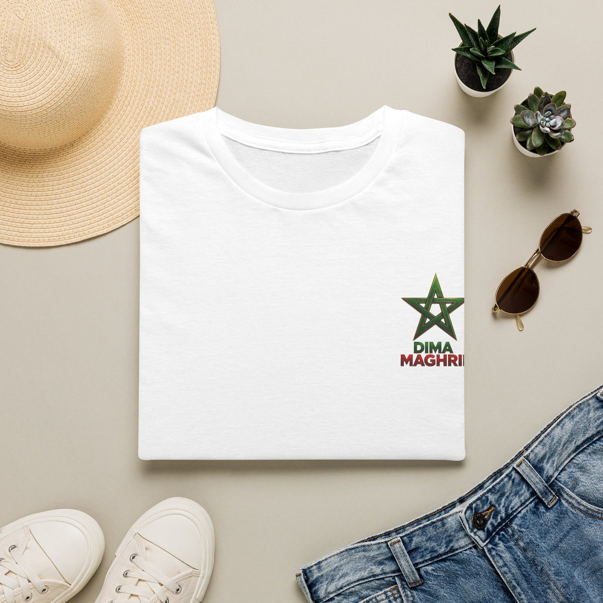 T-Shirt — Dima Maghrib Star Logo Tee - LUMÏA