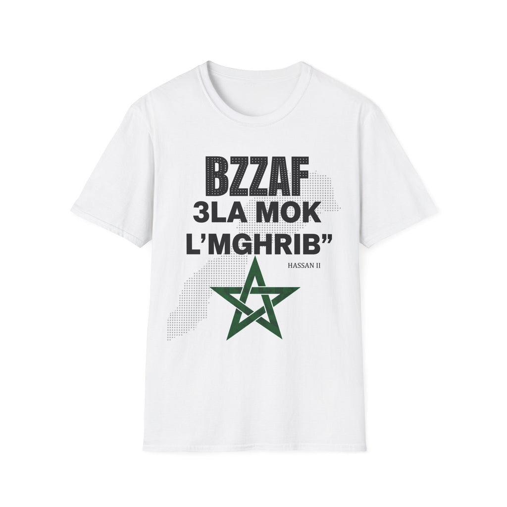 BZZAF 3LA MOK L’MGHRIB T-Shirt — Moroccan Pride Graphic Tee