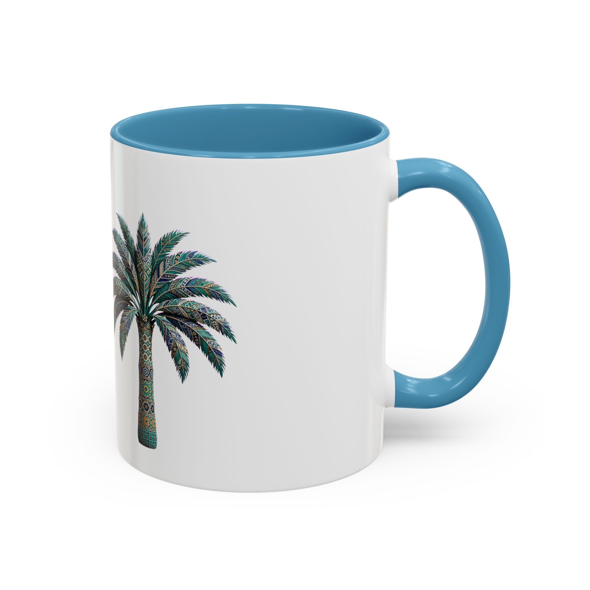 Boho Camel & Palm Accent Coffee Mug – 11/15oz Rustic Desert Travel Tea Cup