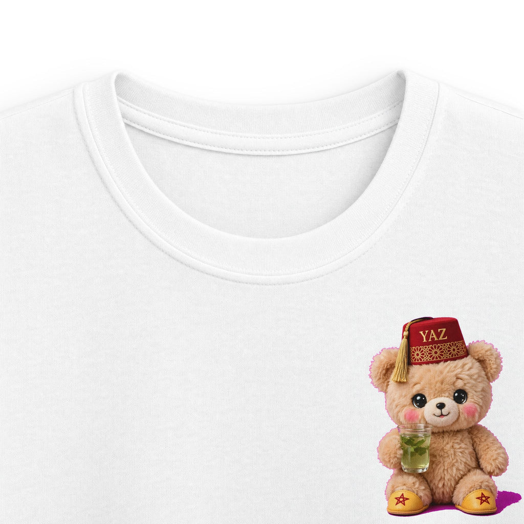 T-shirt enfant ours au fez marocain