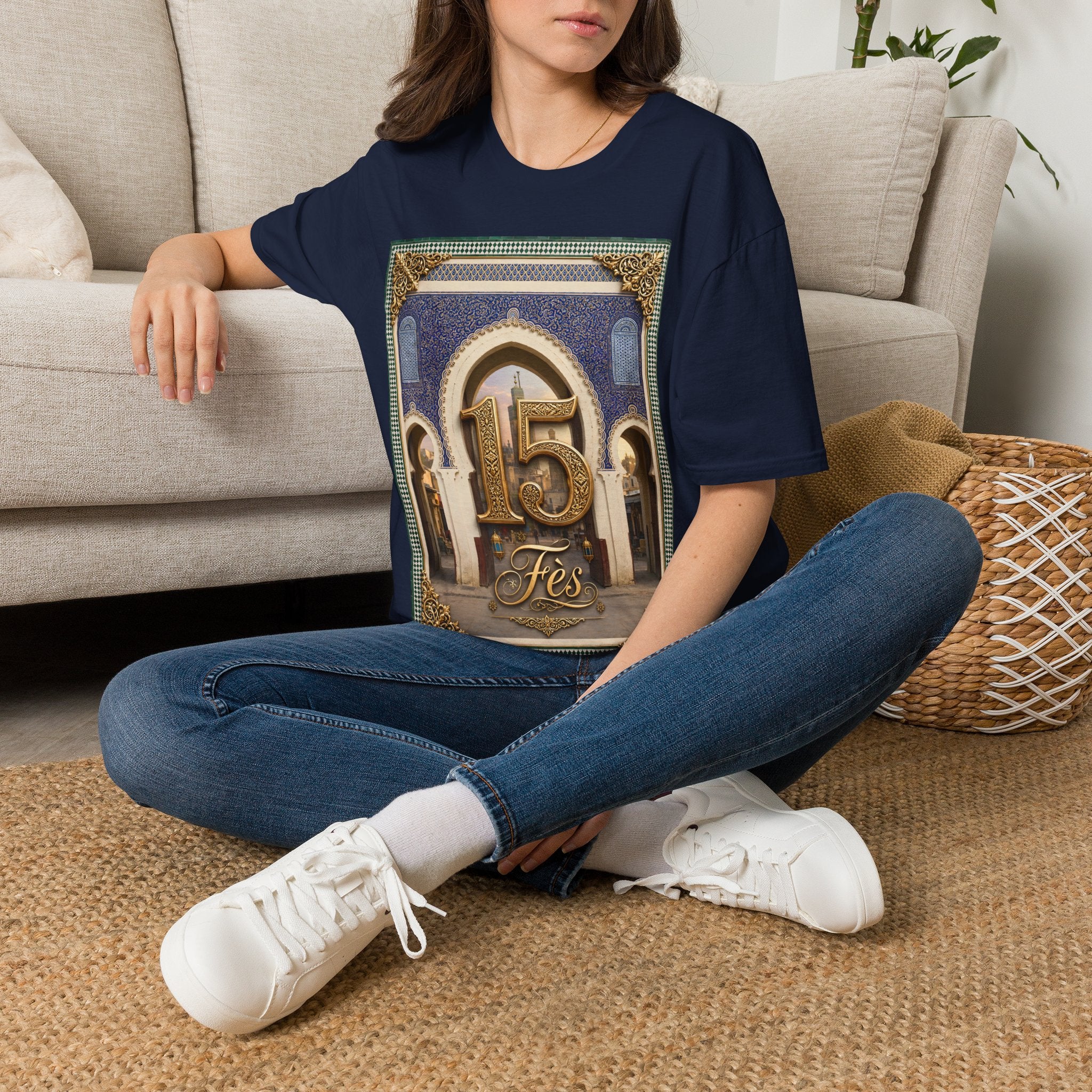15 Fes Tile Arch T-Shirt