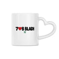 Mug 7♥B Bladi – Anse en forme de cœur - LUMÏA