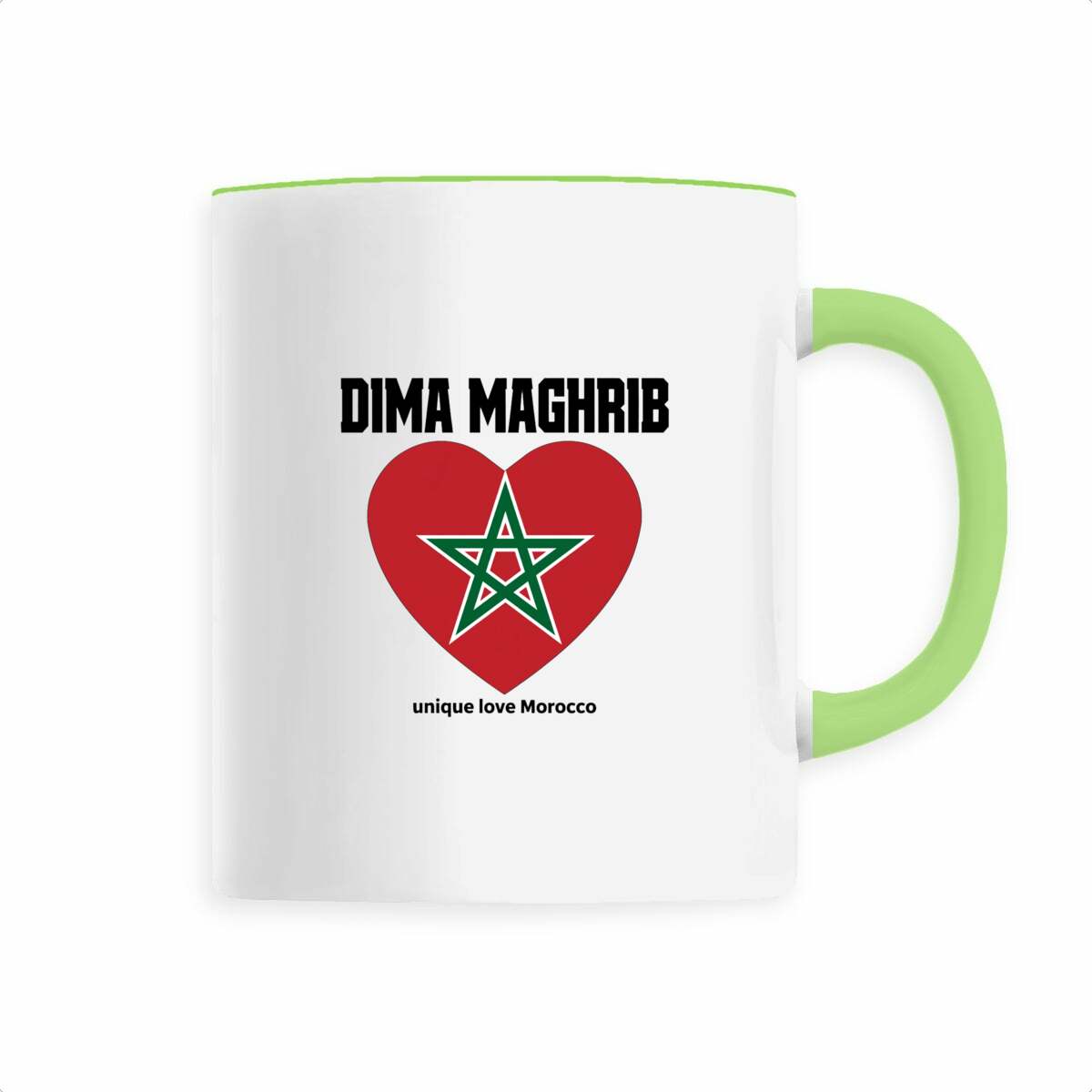Mug Dima Maghrib – Cœur &amp; Étoile marocaine - LUMÏA