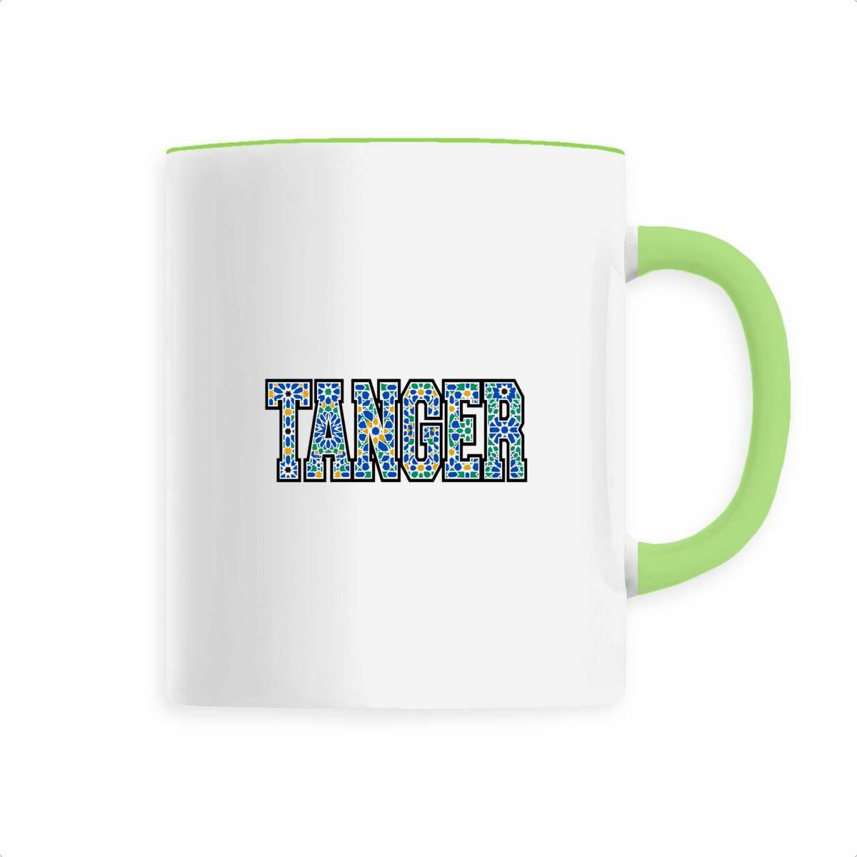 Mug Tanger – Lettres zellige bleues - LUMÏA