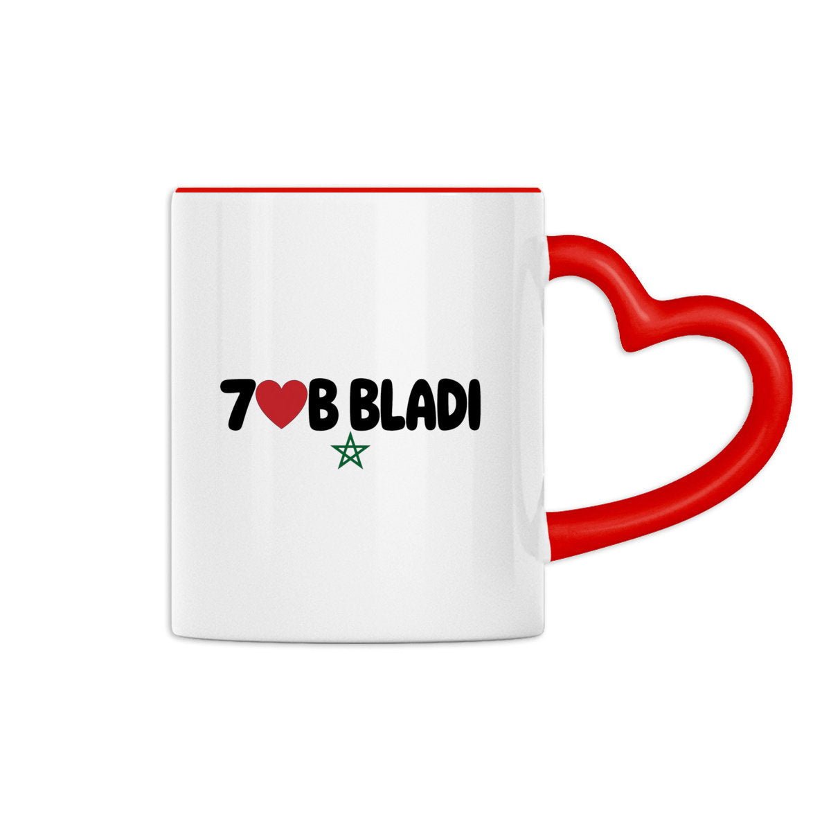 Mug 7♥B Bladi – Anse en forme de cœur - LUMÏA