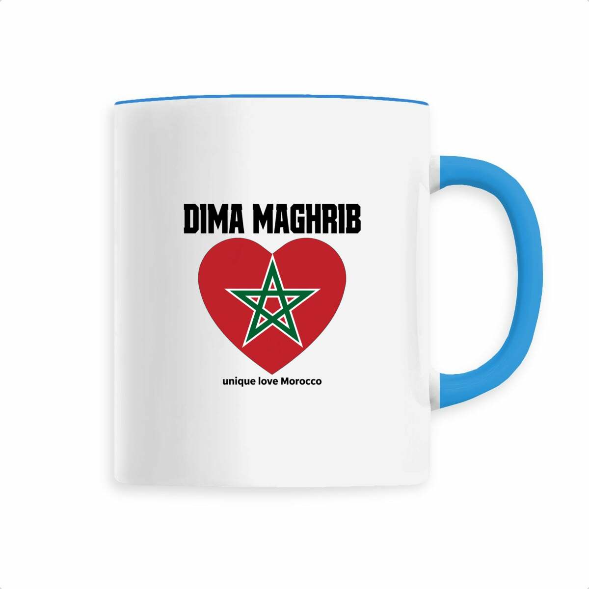 Mug Dima Maghrib – Cœur &amp; Étoile marocaine - LUMÏA