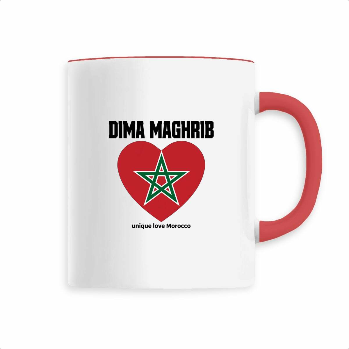 Mug Dima Maghrib – Cœur &amp; Étoile marocaine - LUMÏA
