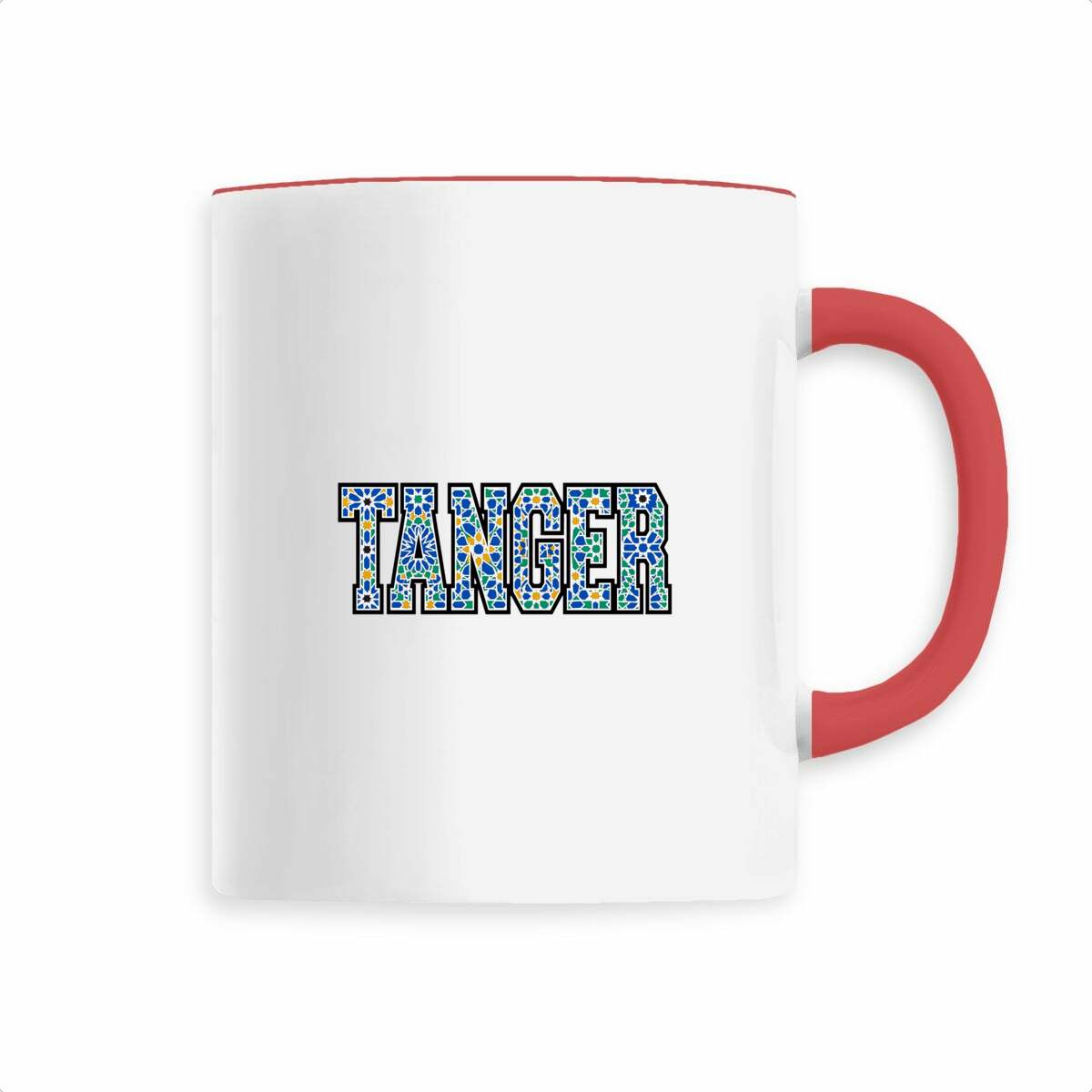 Mug Tanger – Lettres zellige bleues - LUMÏA