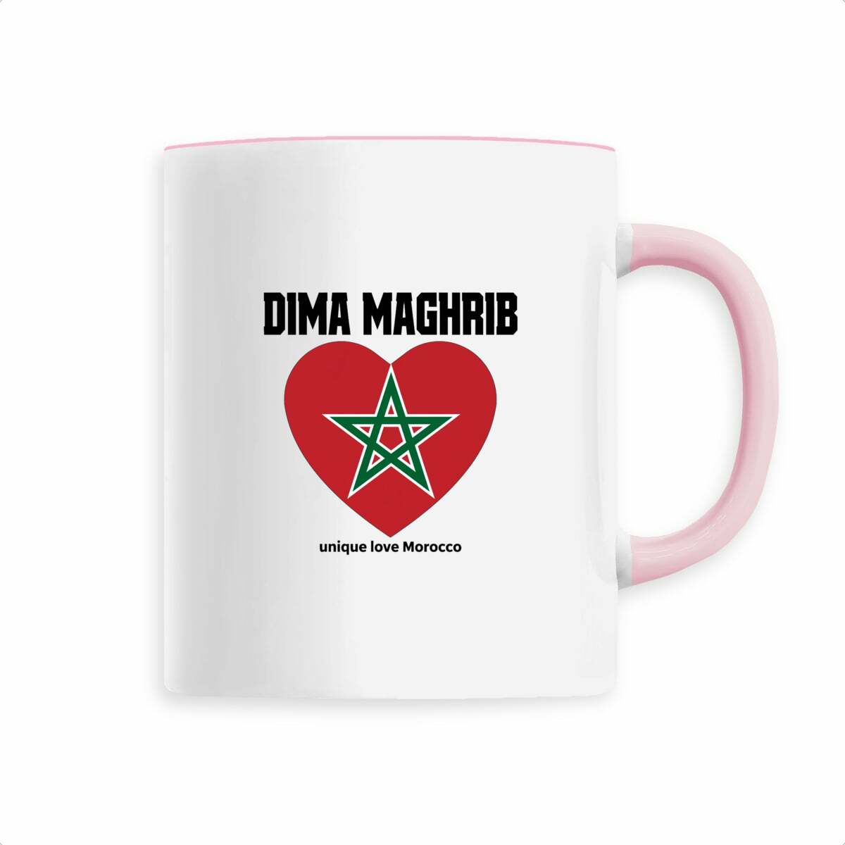 Mug Dima Maghrib – Cœur &amp; Étoile marocaine - LUMÏA