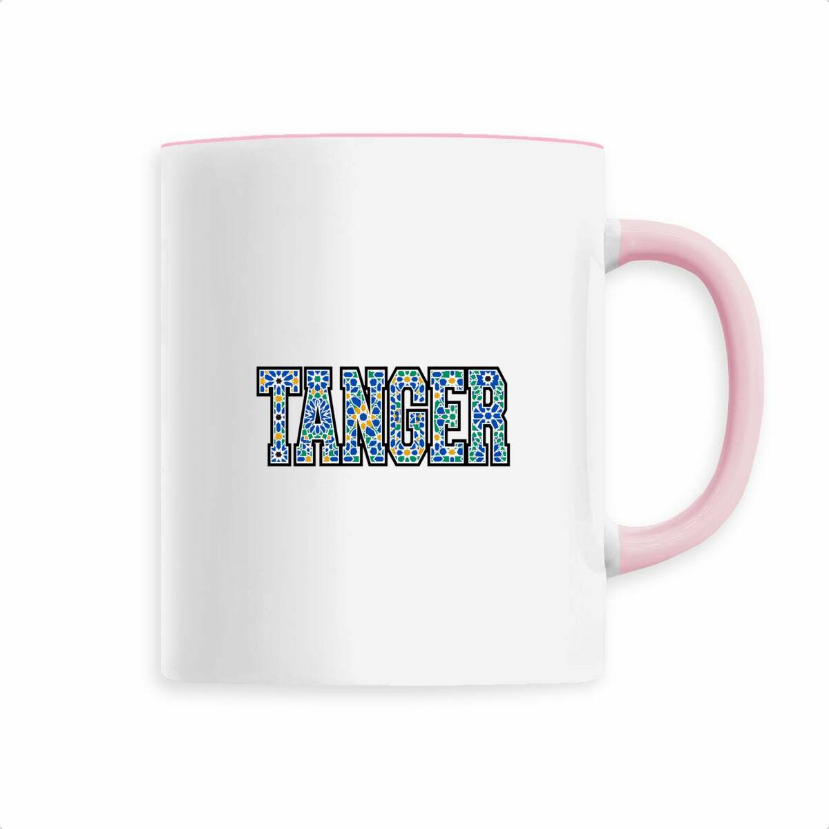 Mug Tanger – Lettres zellige bleues - LUMÏA