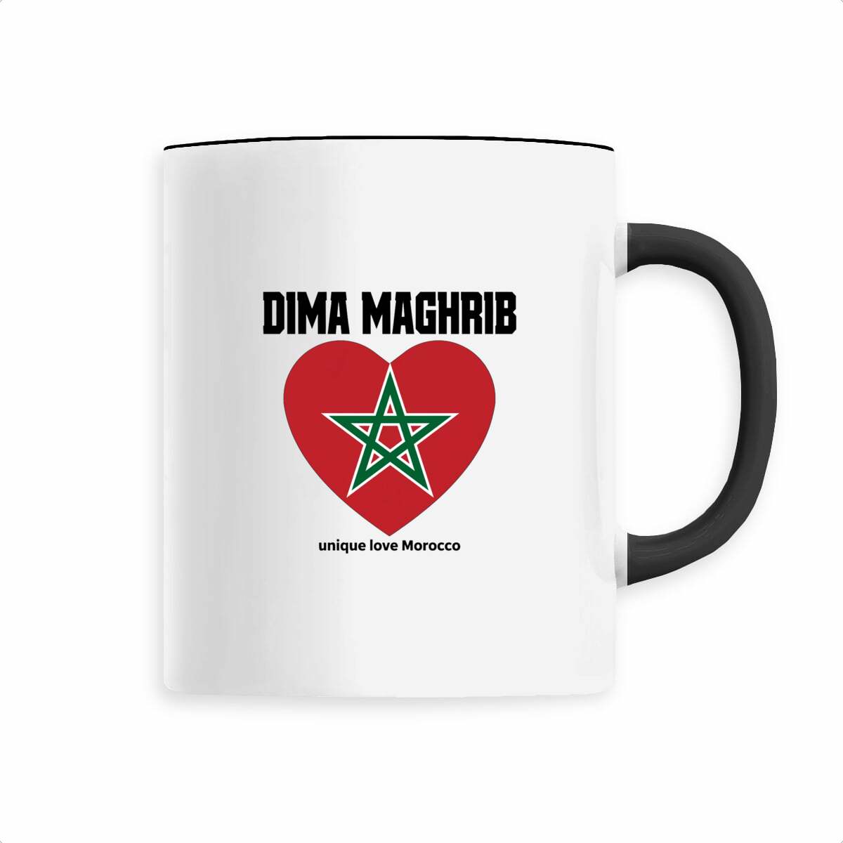 Mug Dima Maghrib – Cœur &amp; Étoile marocaine - LUMÏA