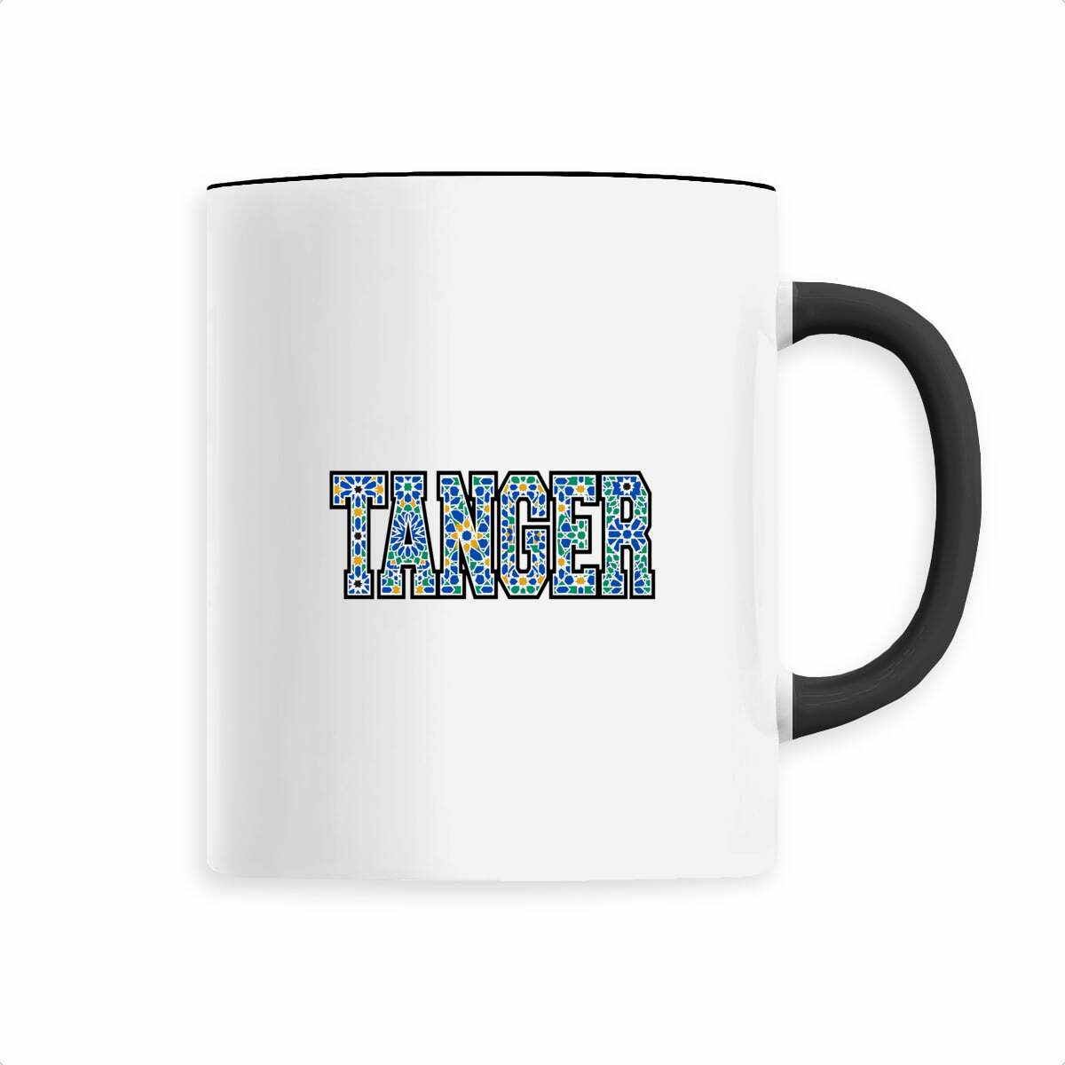 Mug Tanger – Lettres zellige bleues - LUMÏA