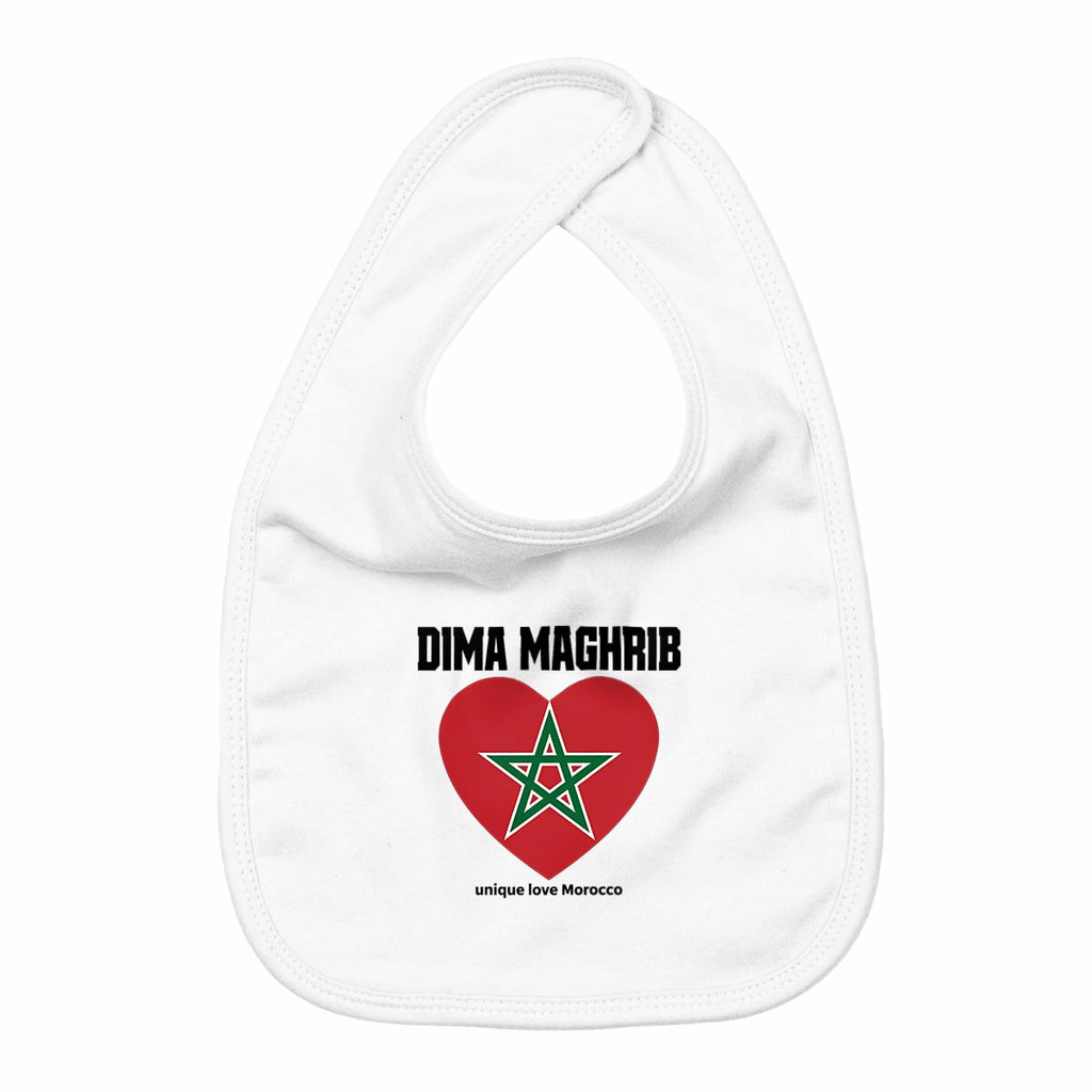 Bavoir bébé Dima Maghrib – Coton bio - LUMÏA