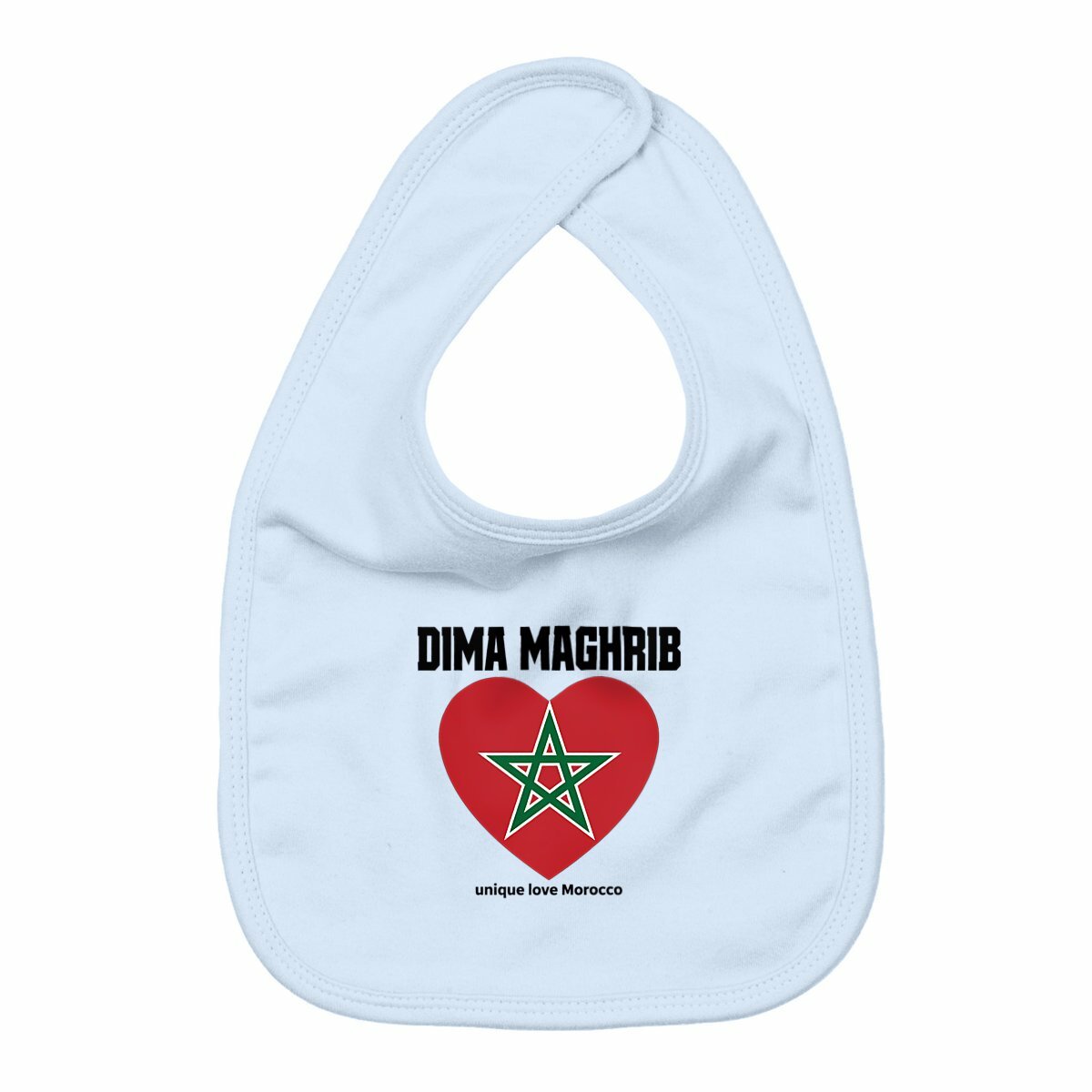 Bavoir bébé Dima Maghrib – Coton bio - LUMÏA