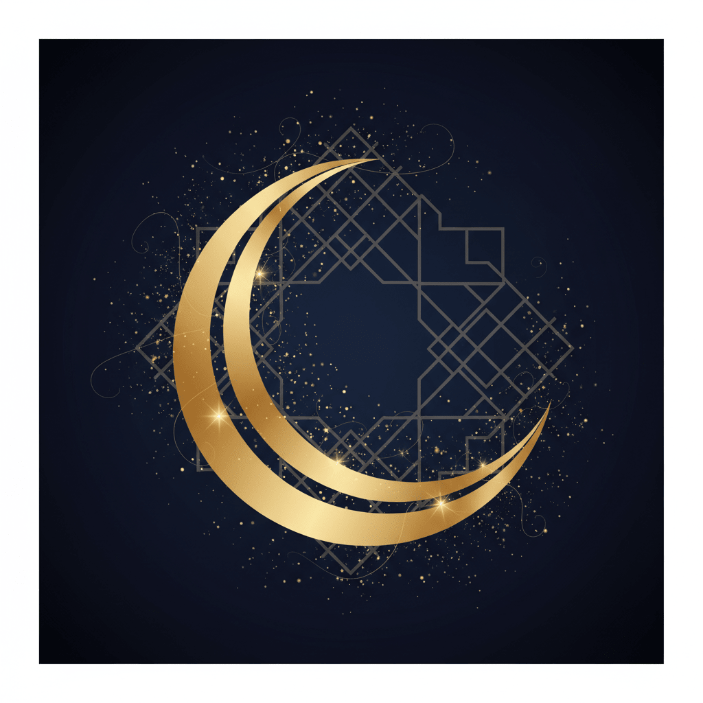 Lune de Ramadan — Art Islamique Digital - LUMÏA