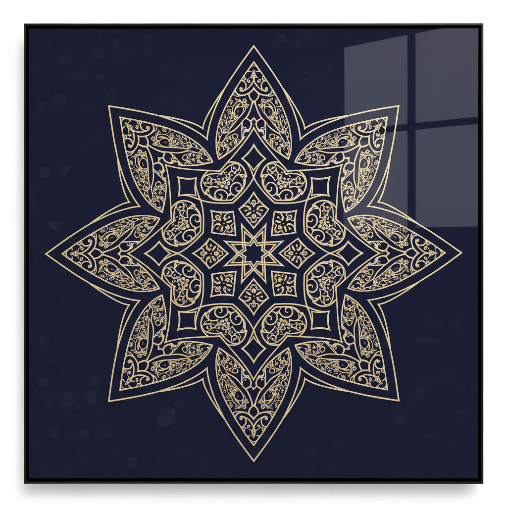 Arabesque Lumineuse — Art Islamique Digital - LUMÏA