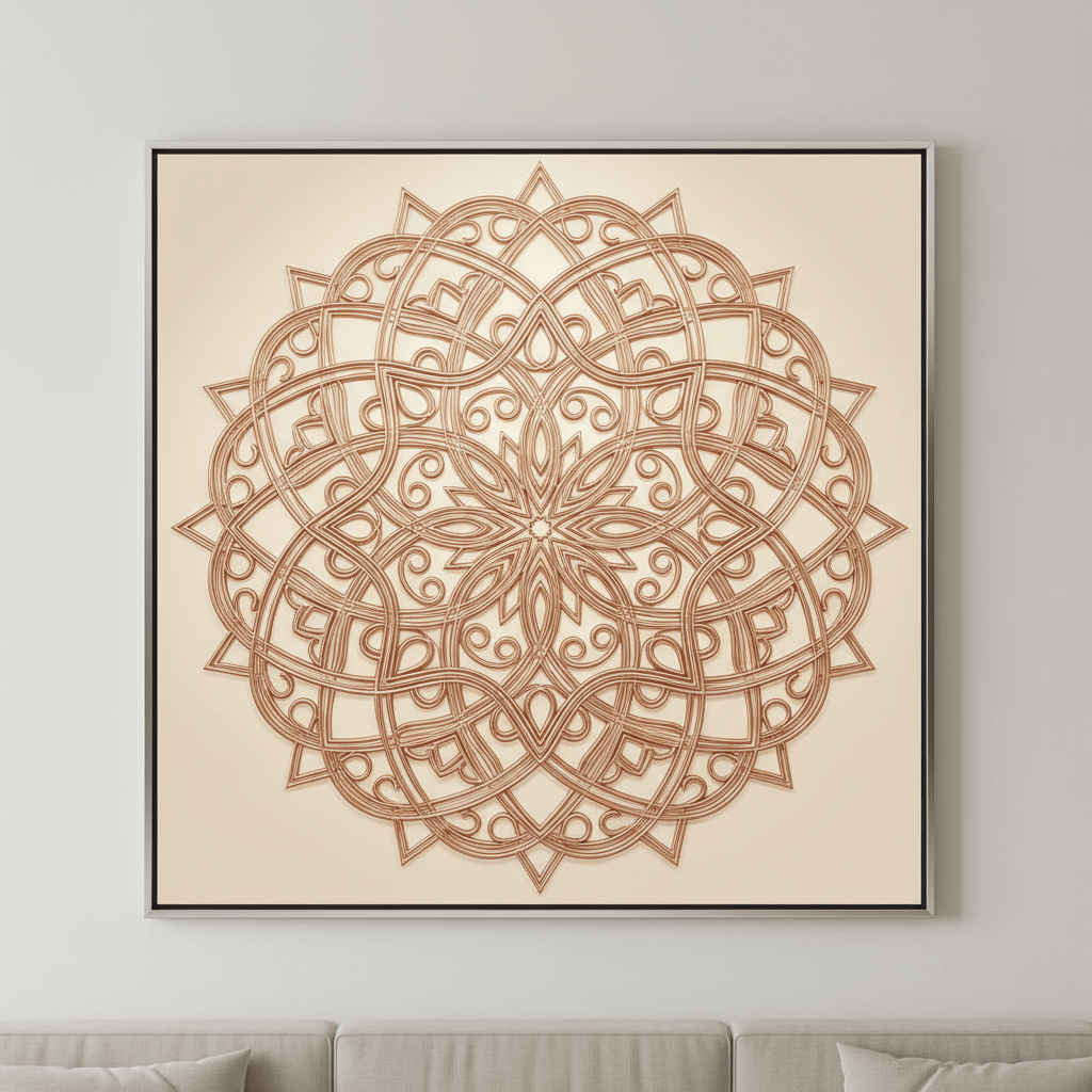 Arabesque Lumineuse — Art Islamique Digital - LUMÏA