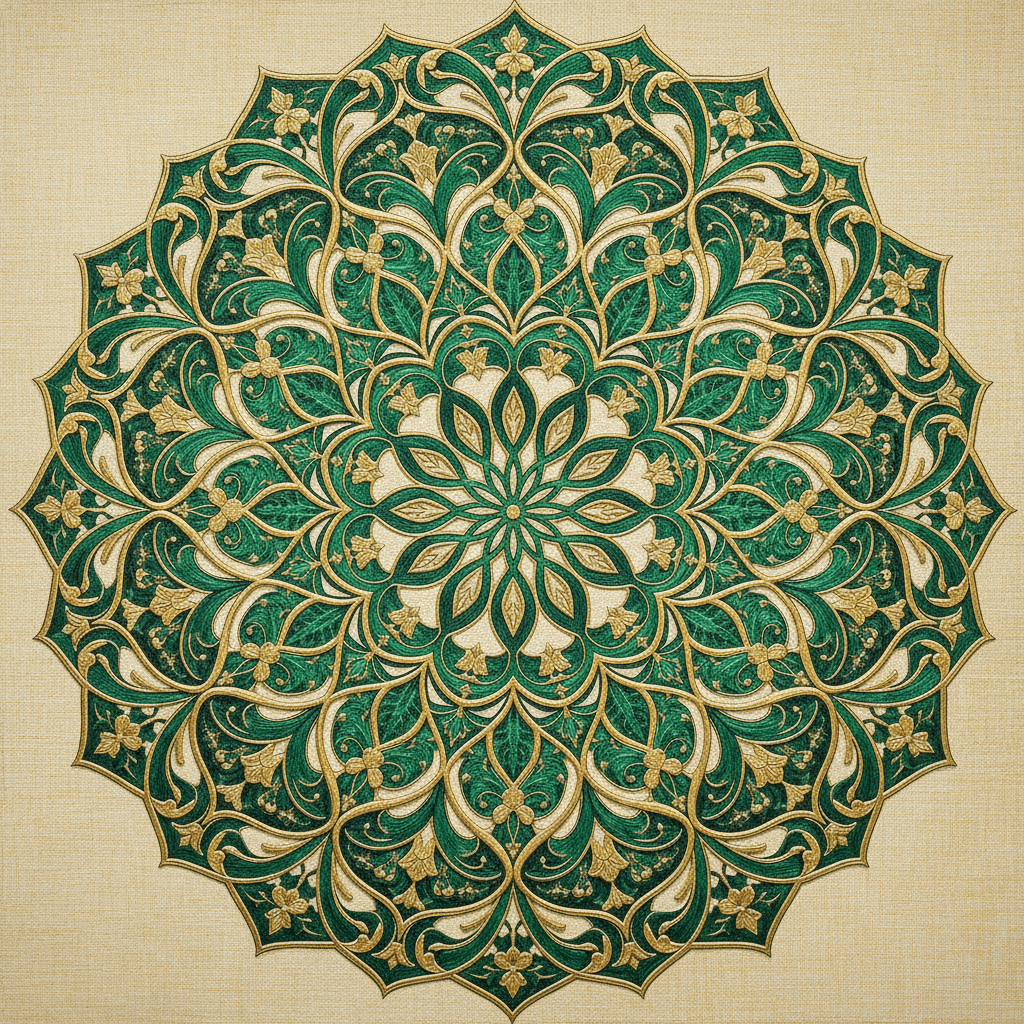 Arabesque Lumineuse — Art Islamique Digital - LUMÏA