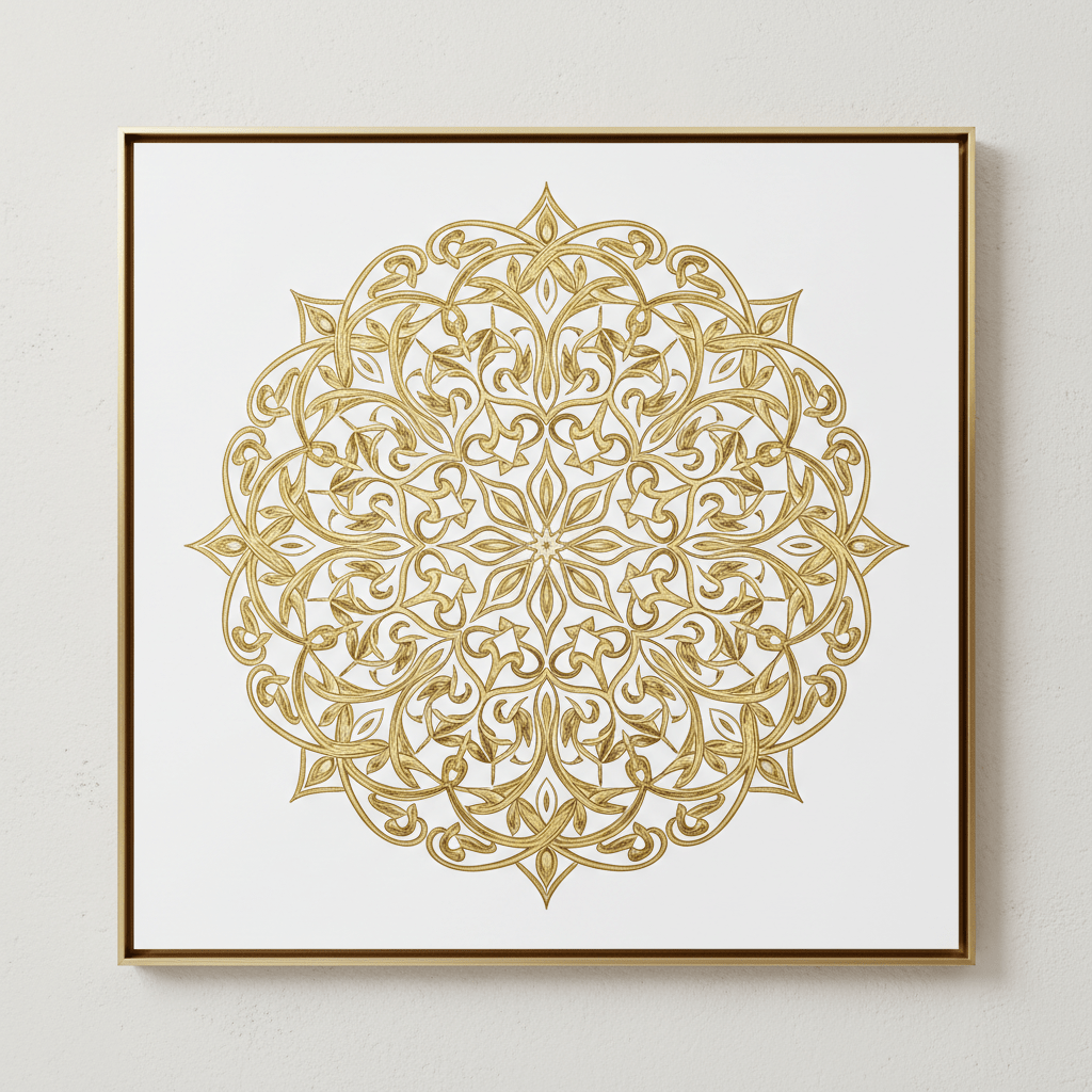 Arabesque Lumineuse — Art Islamique Digital - LUMÏA