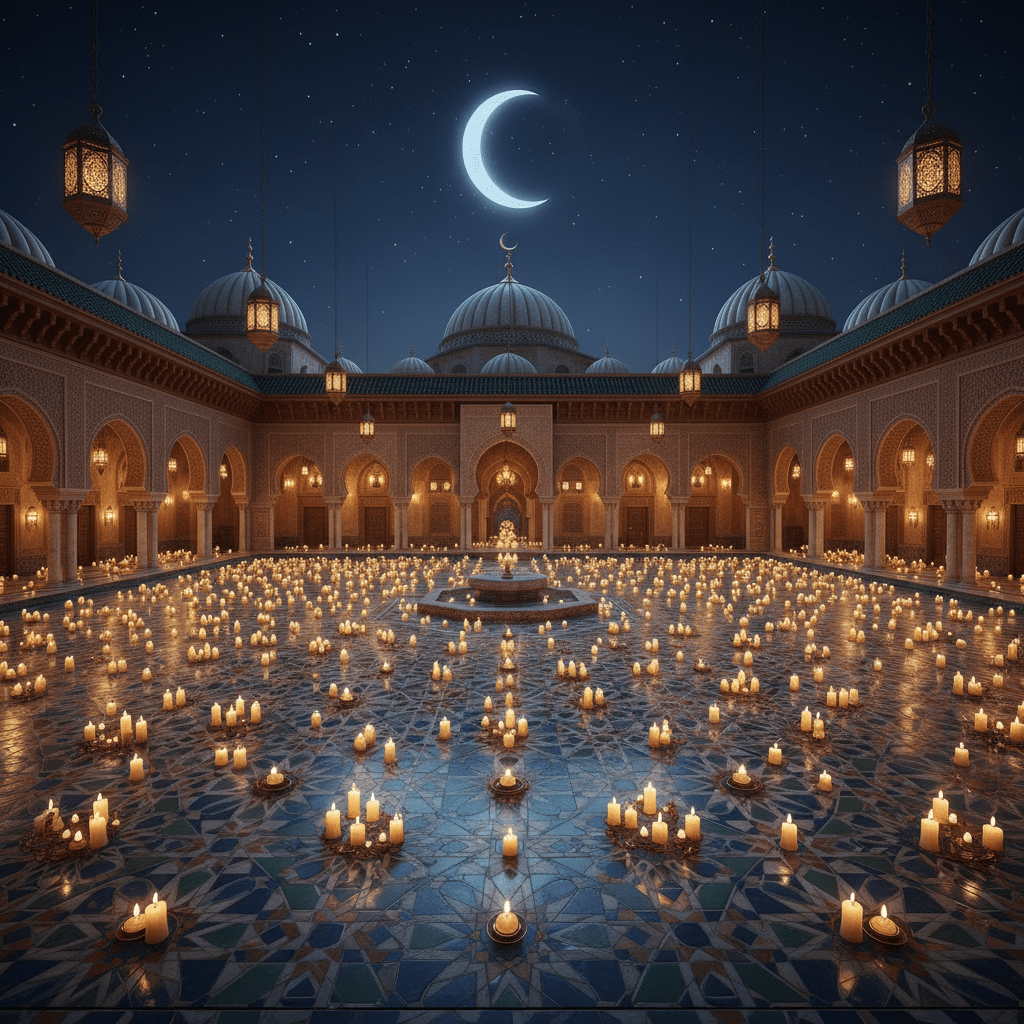 Lune de Ramadan — Art Islamique Digital - LUMÏA