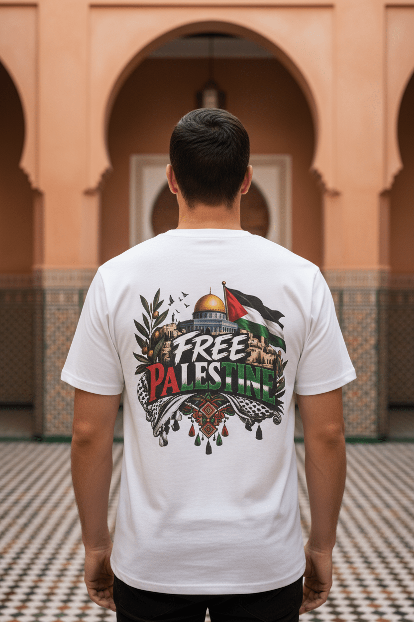 T-shirt Palestine - LUMÏA