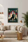 Riad Doré — Art Digital Marocain Haute Résolution - LUMÏA