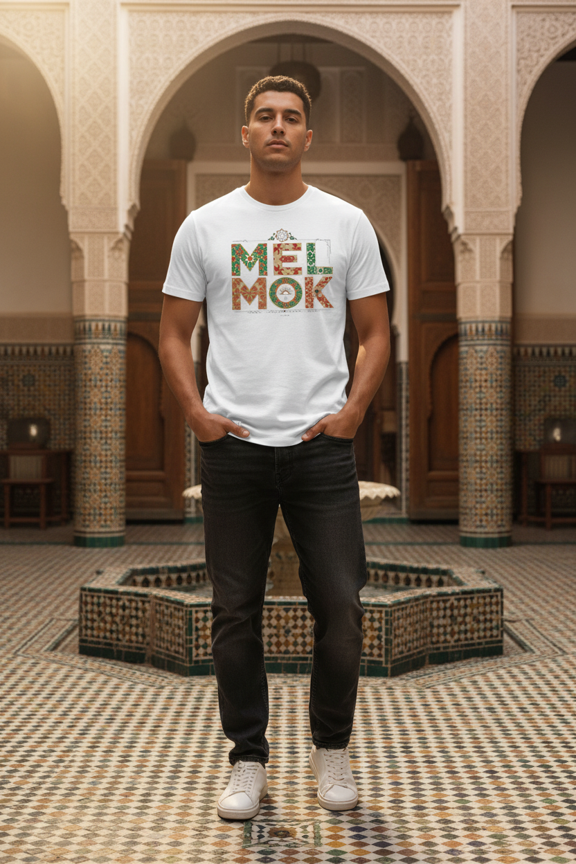 T-Shirt MEL MOK Zellige - Mannequin
