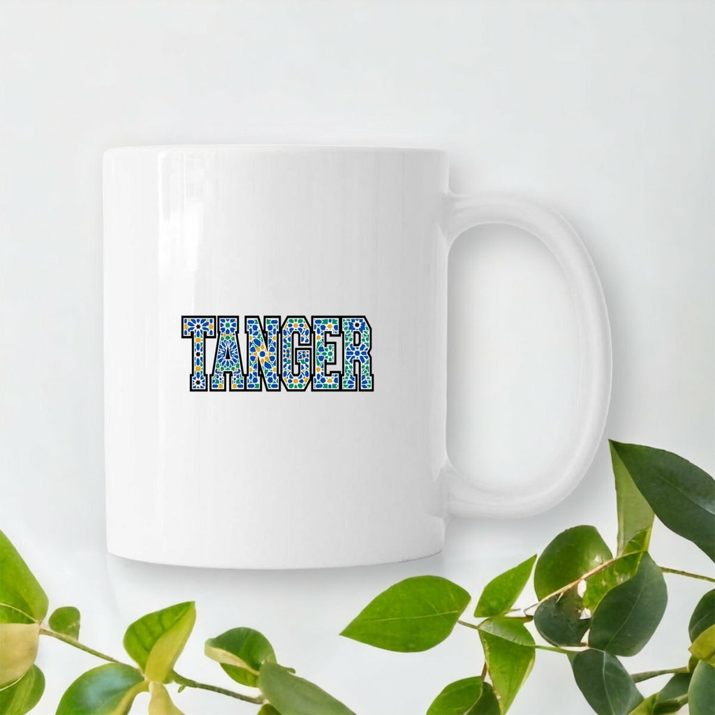 Mug Tanger – Lettres zellige bleues - LUMÏA