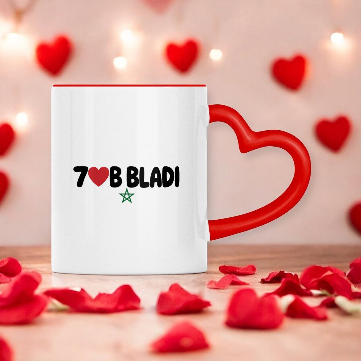 Mug 7♥B Bladi – Anse en forme de cœur - LUMÏA