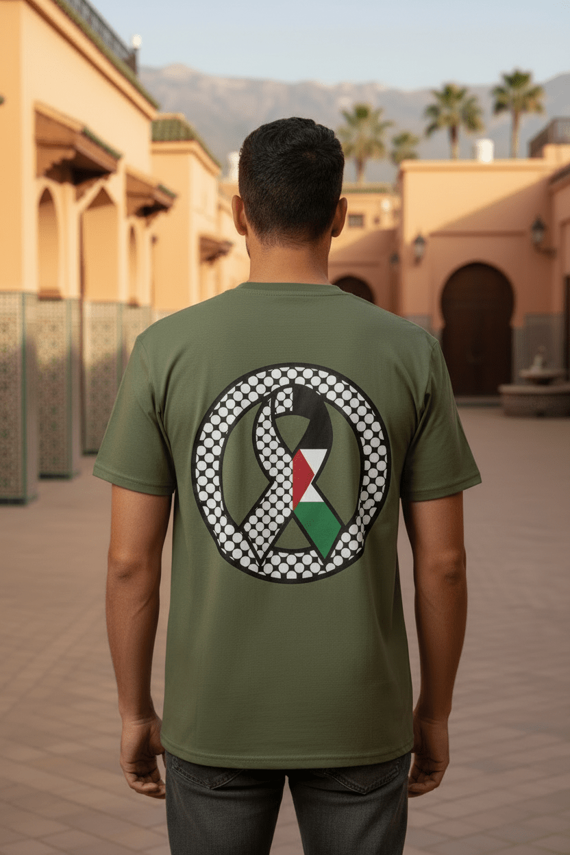 T-shirt Ruban Palestine - LUMÏA